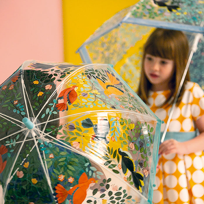 Djeco - Kids Umbrella - Flower & Birds