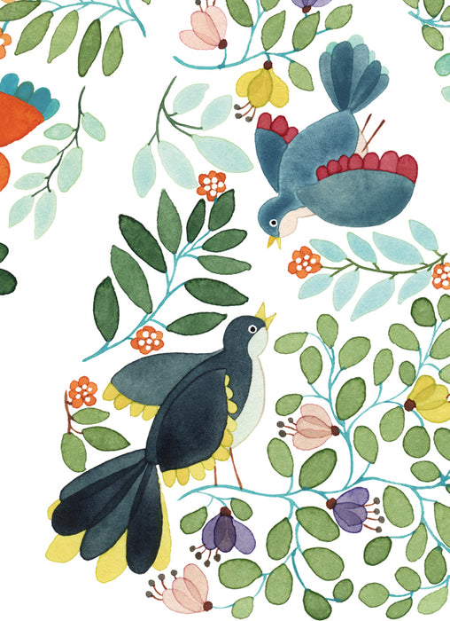 Djeco - Kids Umbrella - Flower & Birds