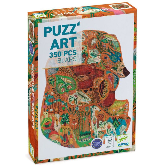 Djeco - Art Puzzle - 350 Pieces - Bear