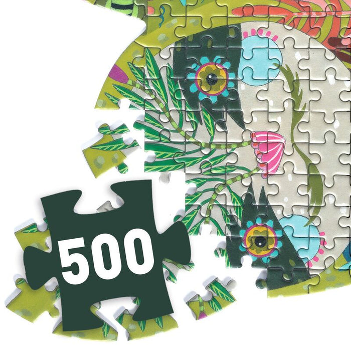 Djeco - Art Puzzle - 500 Pieces - Sloth