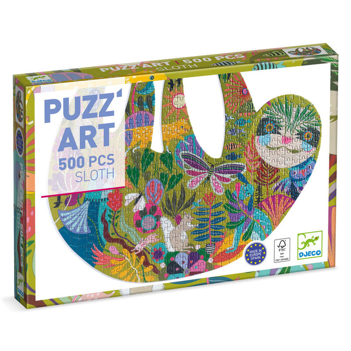 Djeco - Art Puzzle - 500 Pieces - Sloth