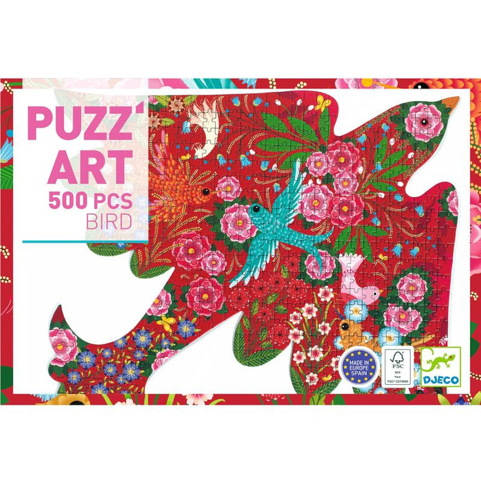 Djeco - Art Puzzle - 500 Pieces - Bird