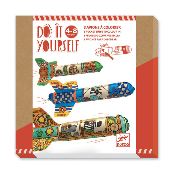Djeco - Do It Yourself Craft Kit - To The Sky - Rockets