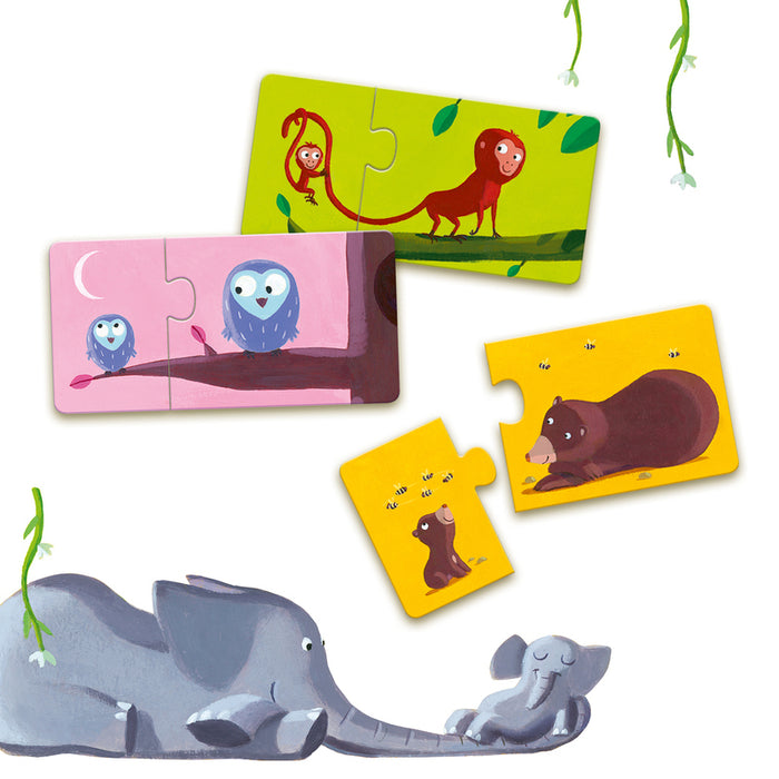 Djeco - Duo Puzzle - Mum & Baby