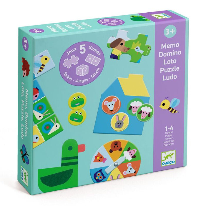 Djeco - Memo - At the Farm 5 Game Set