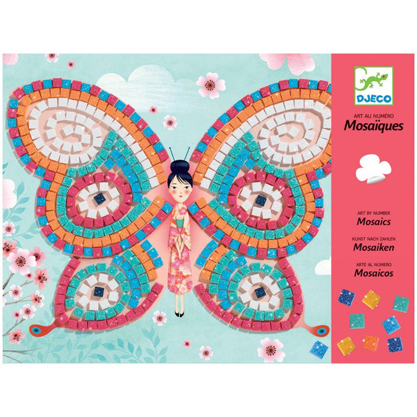 Djeco - Butterflies Sticker Mosaics Set