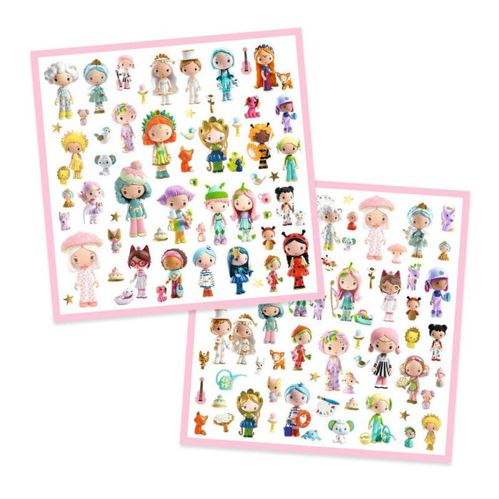 Djeco - Tinyly 160 Metallic Stickers
