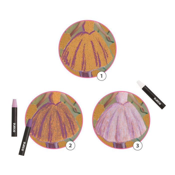 Djeco - Inspired By - Painting Kit - The Ballerina - Edgar Degas