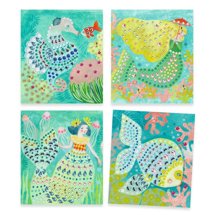 Djeco - Artistic Patch - Transfer Art Kit - Watery Waves