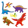 Djeco - Paper Puppets Set - Dinosaurs