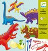 Djeco - Paper Puppets Set - Dinosaurs