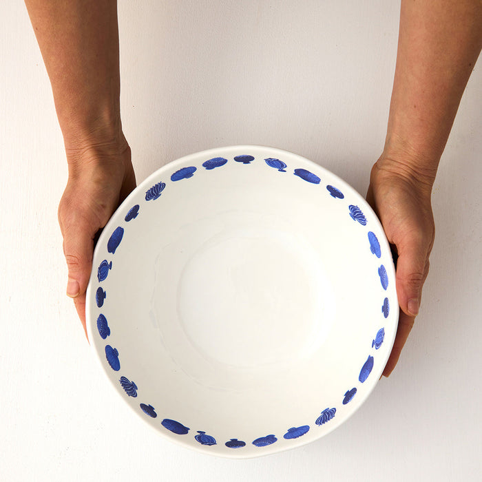 Angus & Celeste - Porcelain Salad Bowl -Dream Poppies