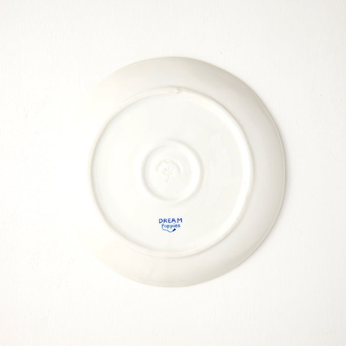 Angus & Celeste - Porcelain Side Plates - Set of 2 - Dream Poppies