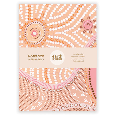 Domica Hill - Slim Blank Notebook - Our Mother the Sun - A5