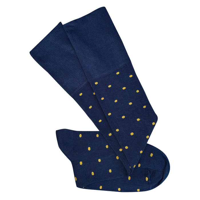 Tightology - Long Cotton Socks - Dotty Midnight