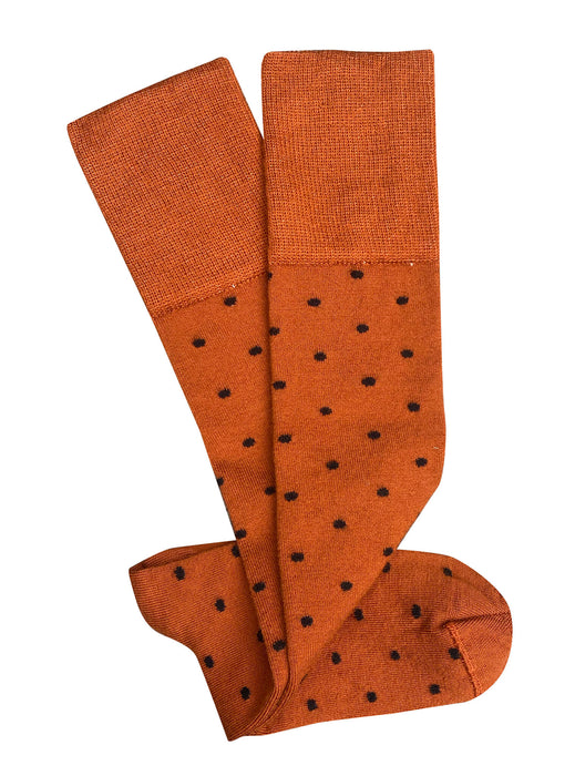 Tightology - Long Merino Wool Socks - Dotty Paprika