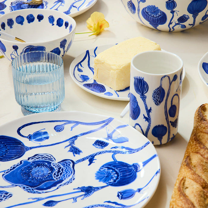 Angus & Celeste - Porcelain Side Bowls - Set of 2 - Dream Poppies