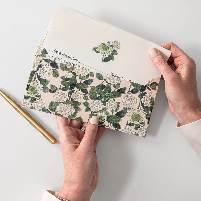 Bespoke Letterpress - 10 Pack DL Envelopes - Hydrangea