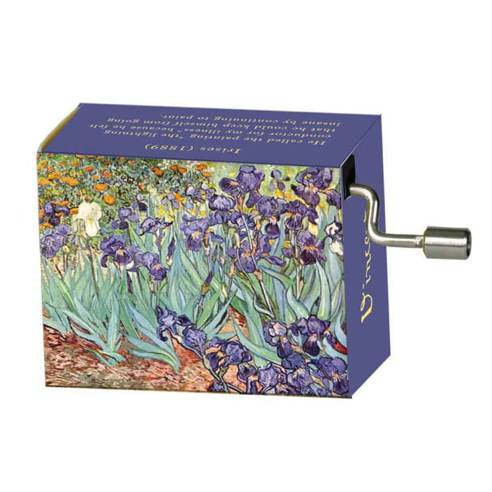 Music Box - Van Gogh - Irises / Papillon - Free as the Wind