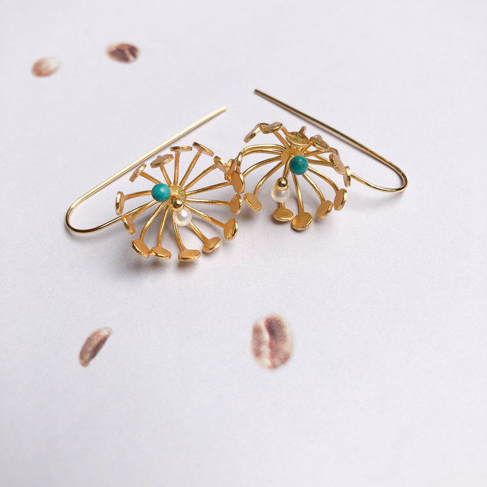 YiSu Design - Hook Earrings - Spider Lily Hook Earrings