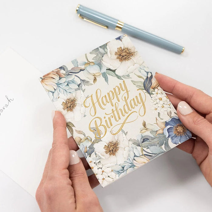 Bespoke Letterpress - Birthday Card - Promenade Happy Birthday