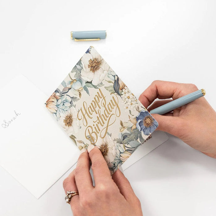 Bespoke Letterpress - Birthday Card - Promenade Happy Birthday