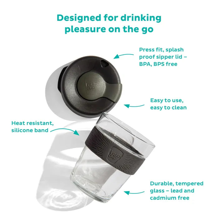 KeepCup Brew - Glass Coffee Cup - Deep