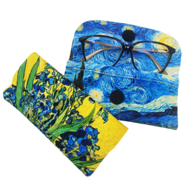 Colorathur - Velour Glasses Case - Envelope Style - Monet - Garden at Giverny