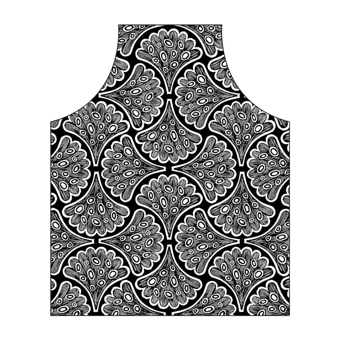 The Spotted Quoll Studio - Cotton Apron - Galaxias Fish Scale