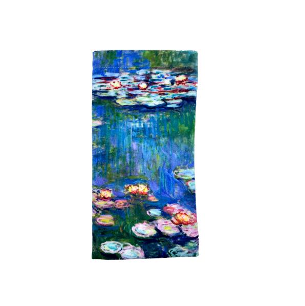 Colorathur - Velour Glasses Case - Snapper Style - Monet - Waterlillies 1916