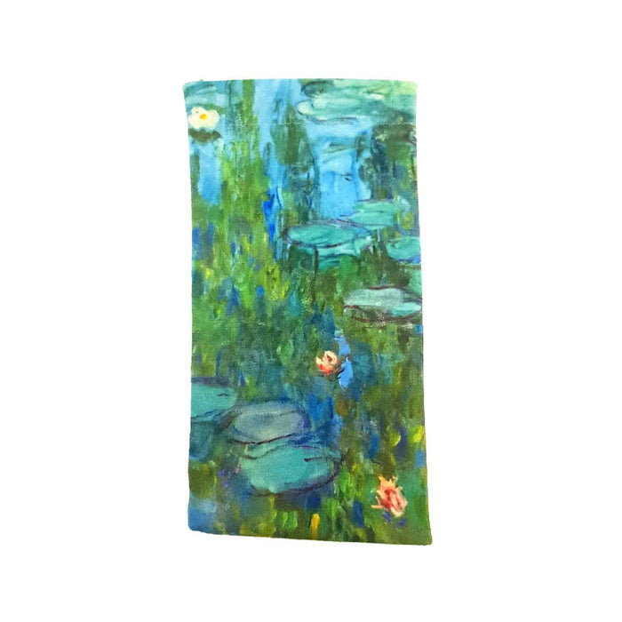 Colorathur - Velour Glasses Case - Snapper Style - Monet - Nympheas 1915