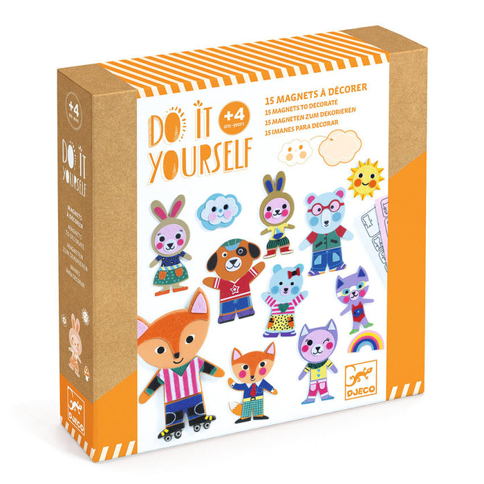 Djeco - Do It Yourself Craft Kit - Funky Family Magnets