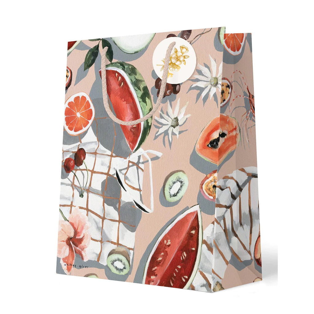 Bespoke Letterpress - Large Gift Bag - Summer Picnic