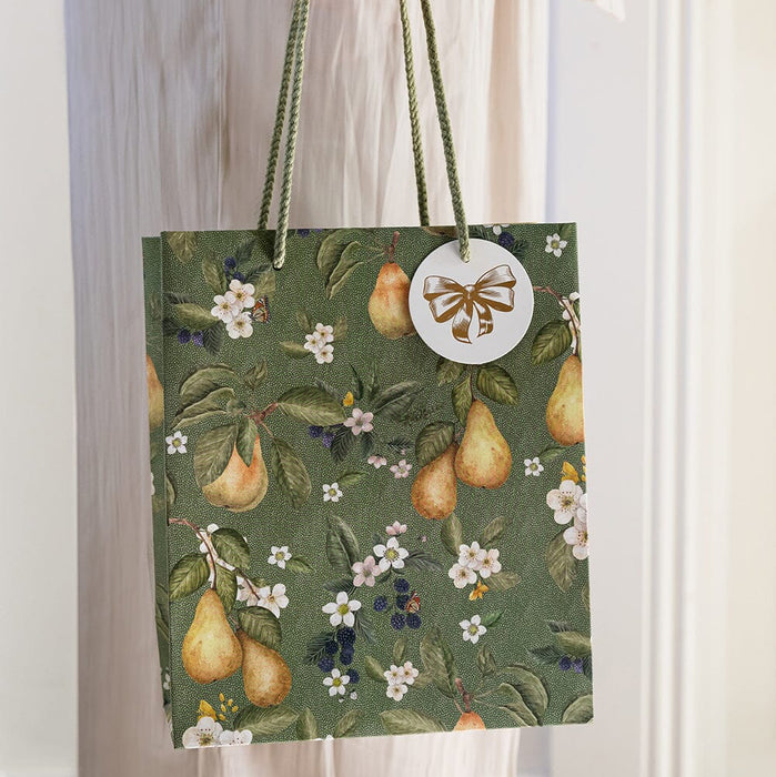 Bespoke Letterpress - Medium Gift Bag - Pears