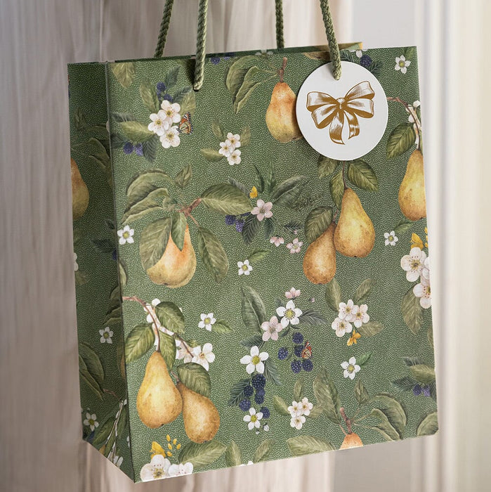 Bespoke Letterpress - Medium Gift Bag - Pears