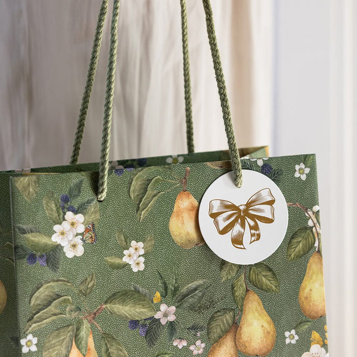 Bespoke Letterpress - Medium Gift Bag - Pears