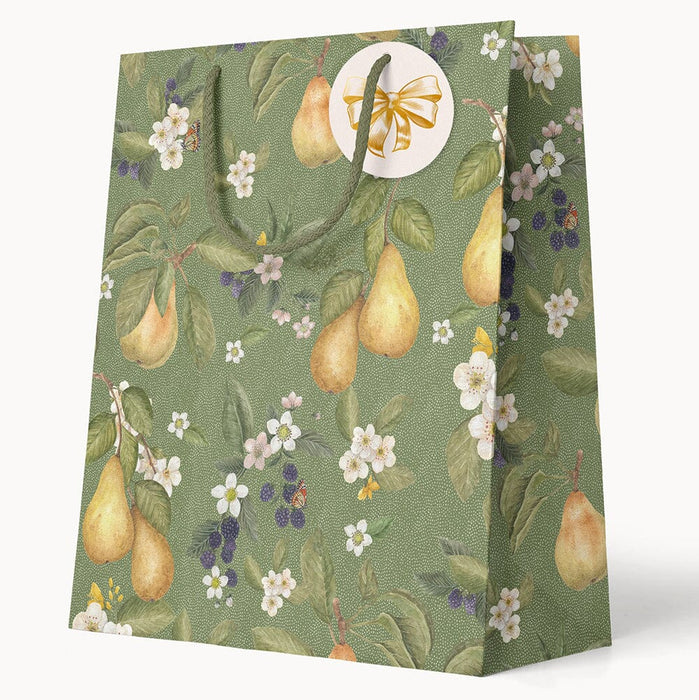 Bespoke Letterpress - Medium Gift Bag - Pears