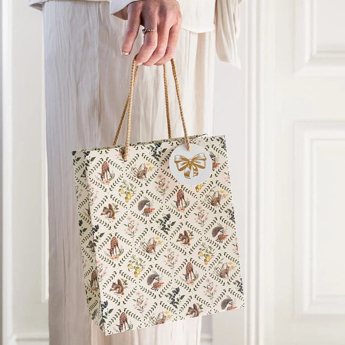 Bespoke Letterpress - Medium Gift Bag - Wildflower Trellis