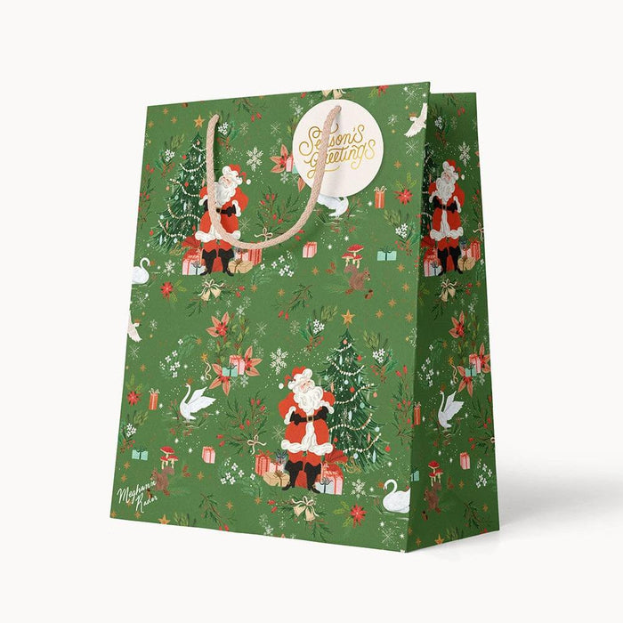 Bespoke Letterpress - Small Gift Bag - Santa's Wonderland