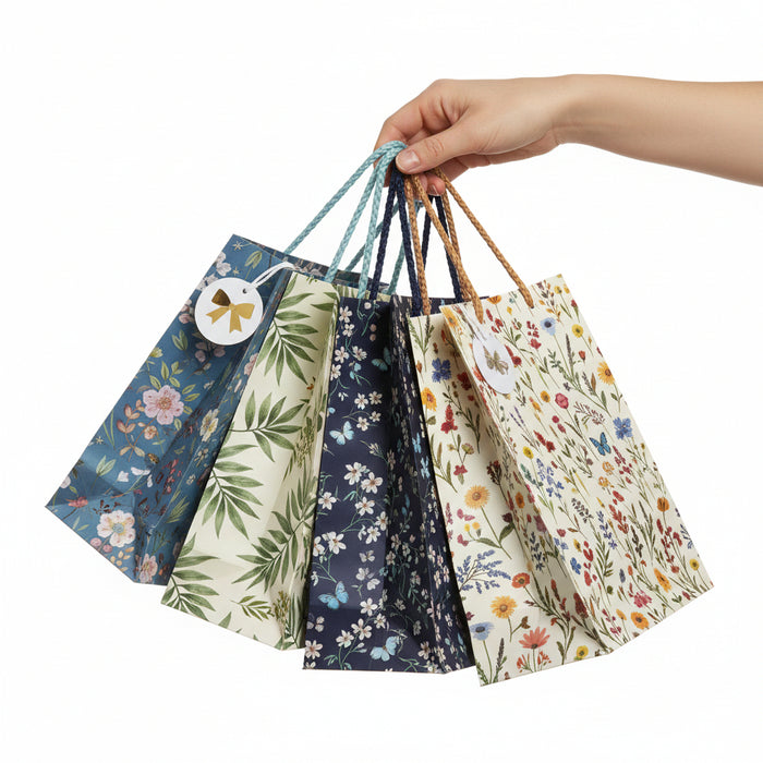 Bespoke Letterpress - Small Gift Bag - Dusk in Bloom