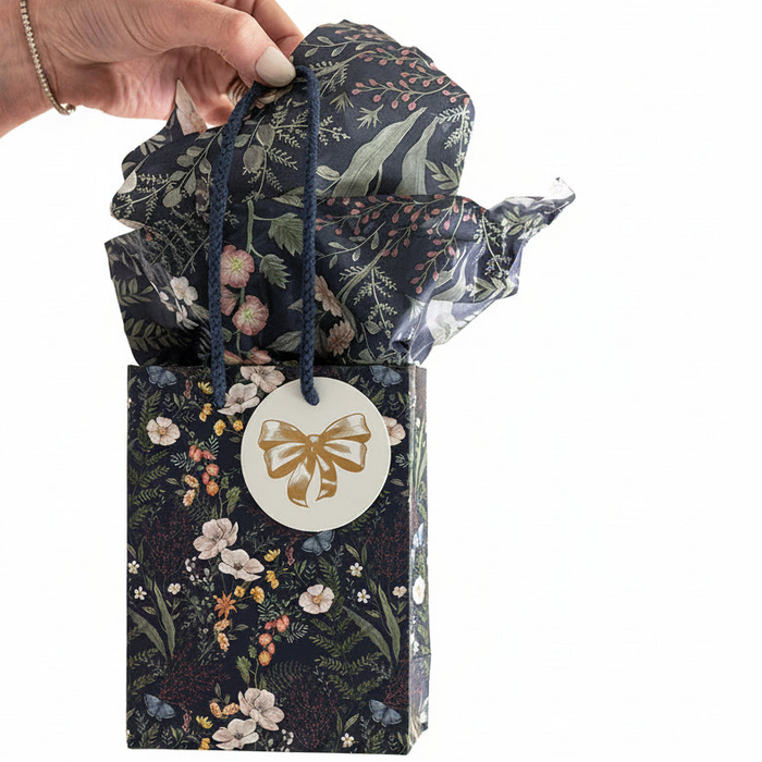 Bespoke Letterpress - Small Gift Bag - Dusk in Bloom