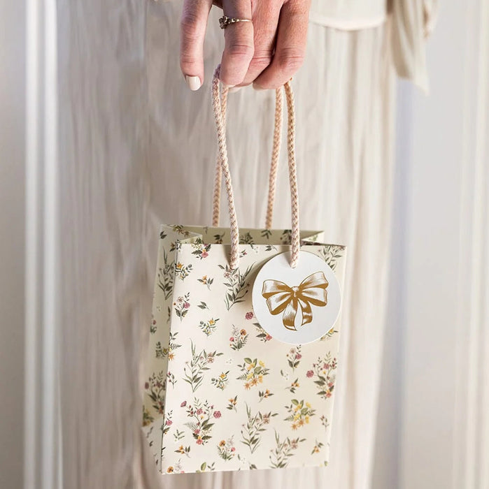 Bespoke Letterpress - Small Gift Bag - Dainty Blooms