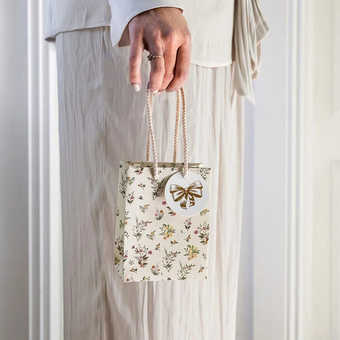 Bespoke Letterpress - Small Gift Bag - Dainty Blooms