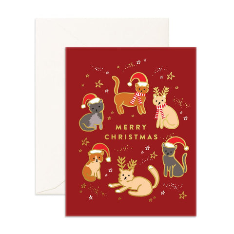Fox & Fallow - Christmas Card - Christmas Cats