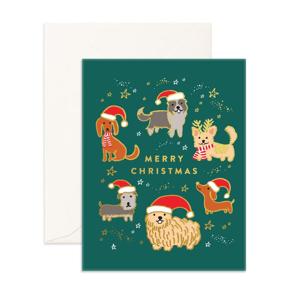 Fox & Fallow - Christmas Card - Christmas Dogs