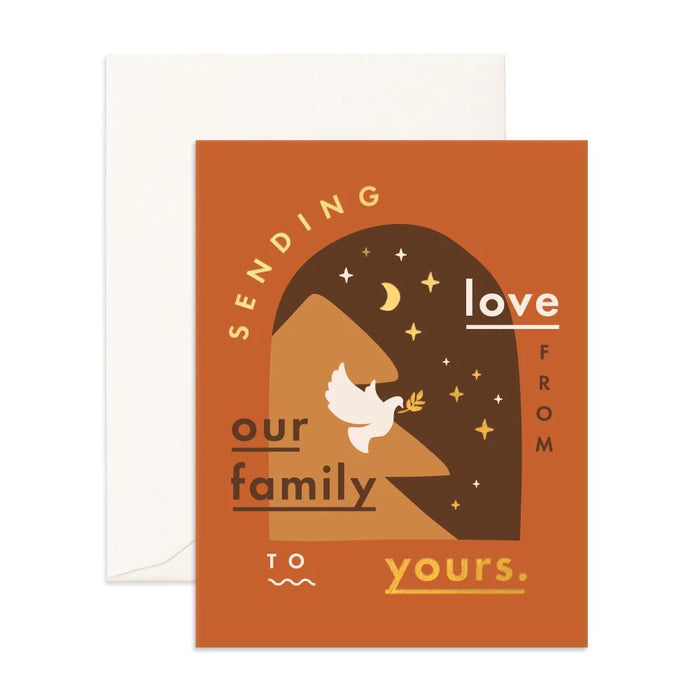 Fox & Fallow - Christmas Card - Sending Love From Our Family To Yours