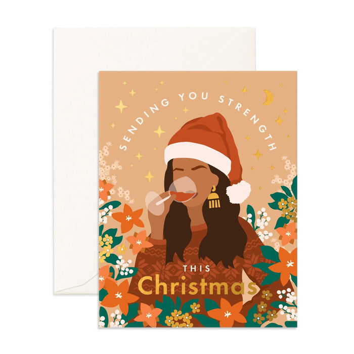 Fox & Fallow - Christmas Card - Sending You Strength This Christmas