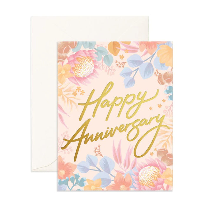 Fox & Fallow - Anniversary Card - Floribunda