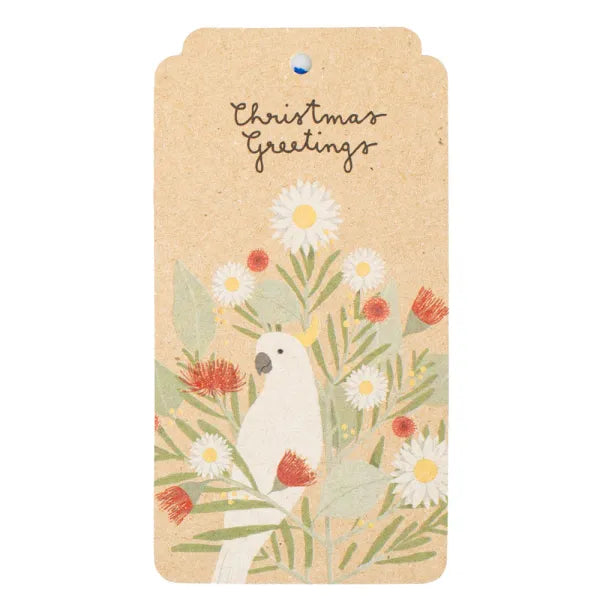 Sow 'n Sow - Christmas Gift Tag - Christmas Greetings - Natives