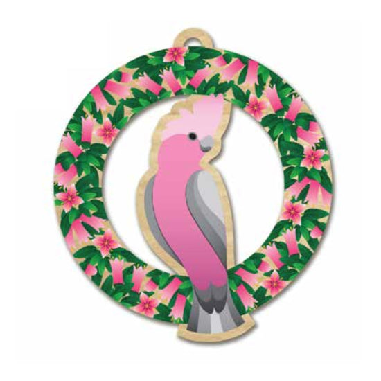 Go Do Good - Christmas Ornament - Galah